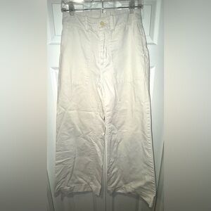 Joie wide leg trouser pants. Off white. Size 4. VGUC
